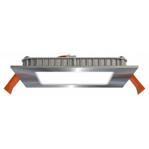 Upotettava alasvalo SQUARE 6W IP40 4000K 550lm standard hopea