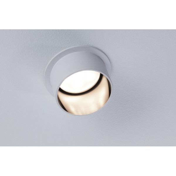 Recessed luminaire LED 6W Matt white#Black matt IP44 GIL