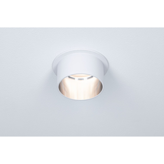 Įleidžiamas šviestuvas LED 6W matinė balta#Šlifuotas plienas IP44 GIL