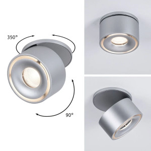 Recessed luminaire matt chrome SPIRCLE Recessed luminaire matt chrome SPIRCLE