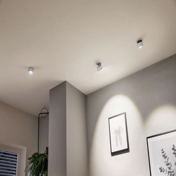 Recessed luminaire matt chrome SPIRCLE Recessed luminaire matt chrome SPIRCLE