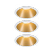 Süvistatav valgusti matt kuldne reflektor LED 3x6.5W 3-step dim COLE