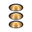 Süvistatav valgusti matt kuldne reflektor LED 3x6.5W 3-step dim COLE