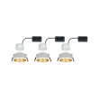 Süvistatav valgusti matt kuldne reflektor LED 3x6.5W 3-step dim COLE