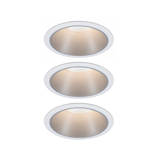 Süvistatav valgusti matt hõbedane reflektor LED 3x6.5W 3-step dim COLE