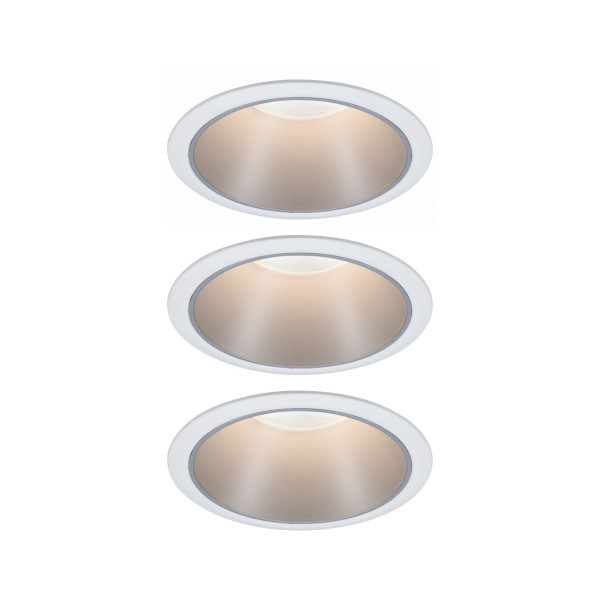 Süvistatav valgusti matt hõbedane reflektor LED 3x6.5W 3-step dim COLE Süvistatav valgusti matt hõbedane reflektor LED 3x6.5W 3-step dim COLE