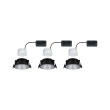 Süvistatav valgusti matt hõbedane reflektor LED 3x6.5W 3-step dim COLE