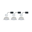Süvistatav valgusti matt hõbedane reflektor LED 3x6.5W 3-step dim COLE