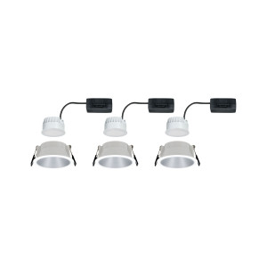 Süvistatav valgusti matt hõbedane reflektor LED 3x6.5W 3-step dim COLE Süvistatav valgusti matt hõbedane reflektor LED 3x6.5W 3-step dim COLE