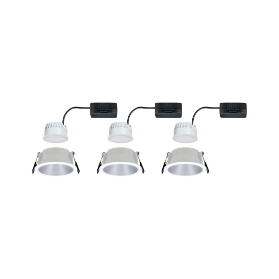 Süvistatav valgusti matt hõbedane reflektor LED 3x6.5W 3-step dim COLE