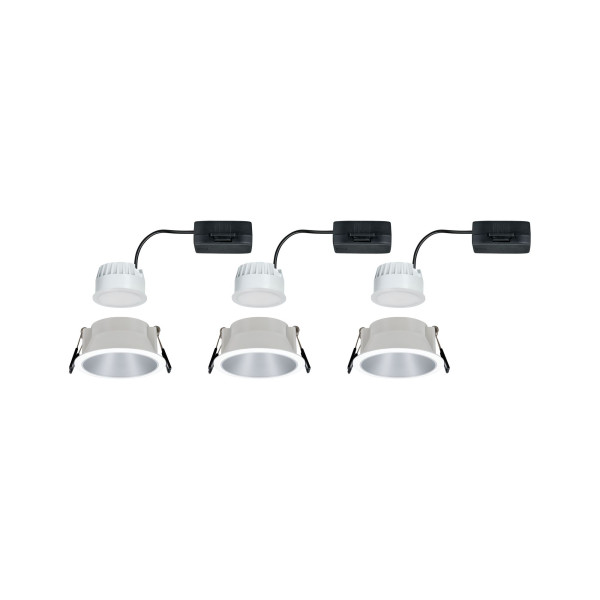 Süvistatav valgusti matt hõbedane reflektor LED 3x6.5W 3-step dim COLE Süvistatav valgusti matt hõbedane reflektor LED 3x6.5W 3-step dim COLE