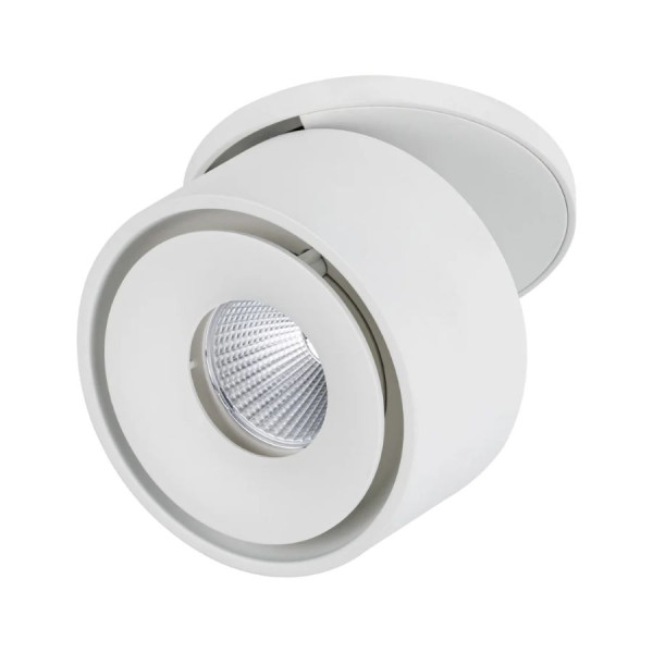 Recessed luminaire matt white SPIRCLE