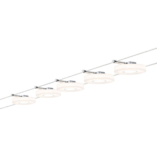 LED Cable system DiscLED I Basic Set 5x200lm 5x4,3W