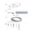 LED Cable system DiscLED I Basic Set 5x200lm 5x4,3W