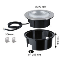 LED Recessed floor luminaire Durea IP67 round 273mm LED Recessed floor luminaire Durea IP67 round 273mm