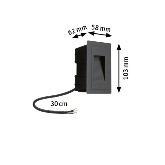 LED välisseinavalgusti High IP44 LED välisseinavalgusti High IP44