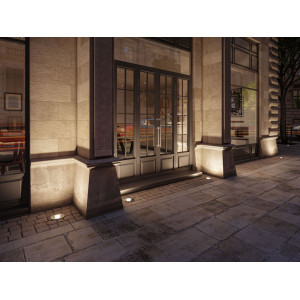 LED süvistatav põrandavalgusti Durea IP67 ümmargune 153mm