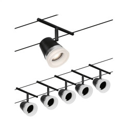 Trossvalgusti 5x10W GU5,3 must CONE BASIC
