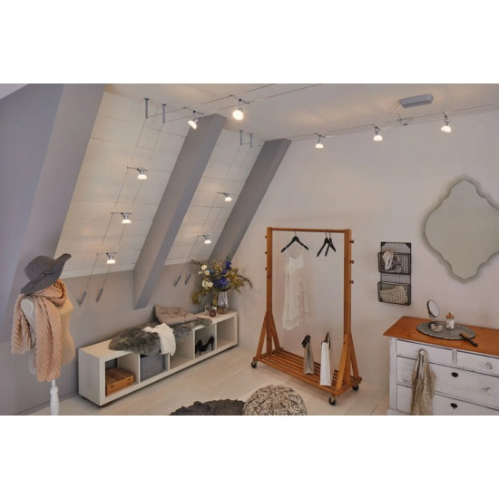 Kaablisüsteem  matt kroom Sheela Basic Set