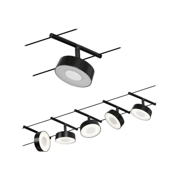 Individual Spot Black matt/Chrome CIRCLE BASIC Individual Spot Black matt/Chrome CIRCLE BASIC