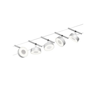 Trossvalgusti 5x400lm matt/kroom CIRCLE BASIC Trossvalgusti 5x400lm matt/kroom CIRCLE BASIC