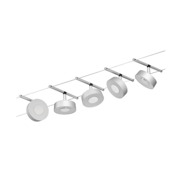 Trossvalgusti 5x400lm matt/kroom CIRCLE BASIC Trossvalgusti 5x400lm matt/kroom CIRCLE BASIC