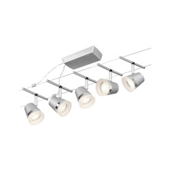 Trossvalgusti 5x10W GU5,3 matt kroom CONE BASIC