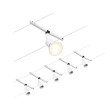 Kabelių šviestuvas sistema GU5,3 5x10W matinė balta/chromas SALT