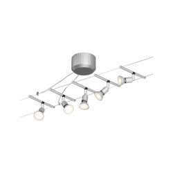 Kabelių šviestuvas sistema 5 x 10W LED GU5.3 SALT