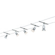 Kabelių šviestuvas sistema 5 x 10W LED GU5.3 SALT