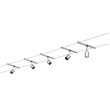 Kabelių šviestuvas sistema 5 x 10W LED GU5.3 SALT