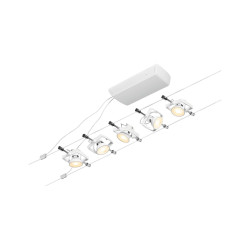 Kabelių šviestuvas sistema 5x10W balta matinė MAC II