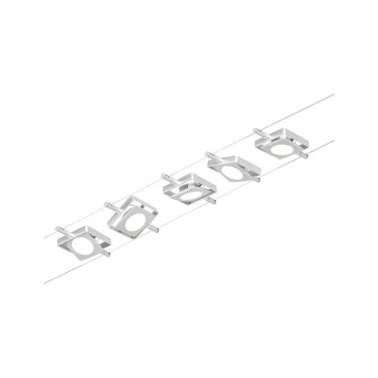 Vaijerivalaisinsetti 5 x 4,5W MACLED