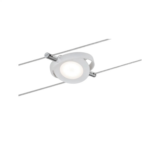 Kabelių šviestuvas sistema LED komplektas 6x4W ROUNDMAC