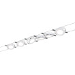 Kabelių šviestuvas sistema LED komplektas 6x4W ROUNDMAC