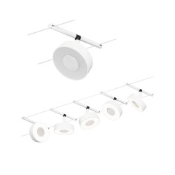 Gaismeklis 400lm 5W 3000K balts matēts/hroms CIRCLE BASIC