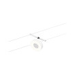 LED vaijerivalaisinsetti valkoinen mattakromi CIRCLE BASIC