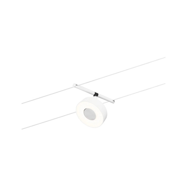 Troses gaismeklis balts matēts/hroms CIRCLE BASIC