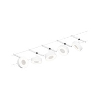Valgusti 400lm 5W 3000K valge matt/kroom CIRCLE BASIC