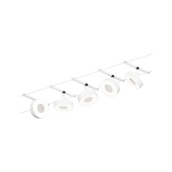 Gaismeklis 400lm 5W 3000K balts matēts/hroms CIRCLE BASIC