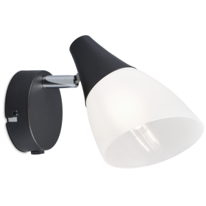 Sienas lampa melna ORION