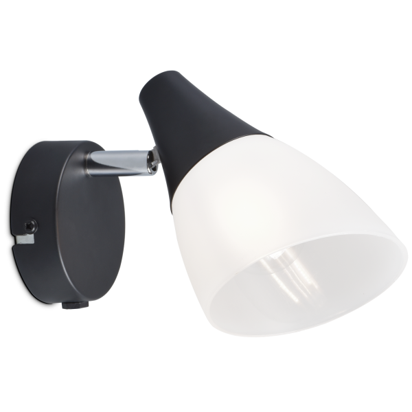 Sienas lampa melna ORION