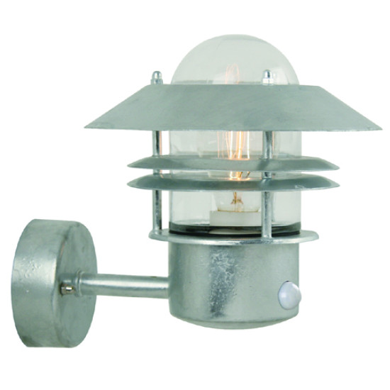 Outdoor Wall Light with motion sensor 60W E27 IP54 Blokhus