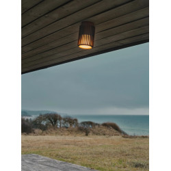 Ceiling light brown metallic ALUDRA