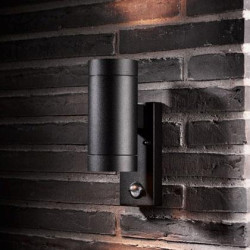 Outdoor Wall Light with motion sensor 2x35W TIN MAXI