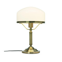 Table lamp antique opal glass DITMAR
