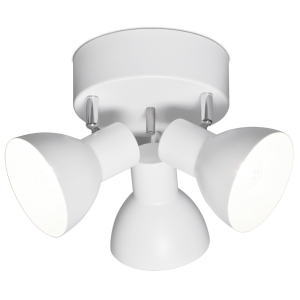 Ceiling Spotlight Elvin 3 White