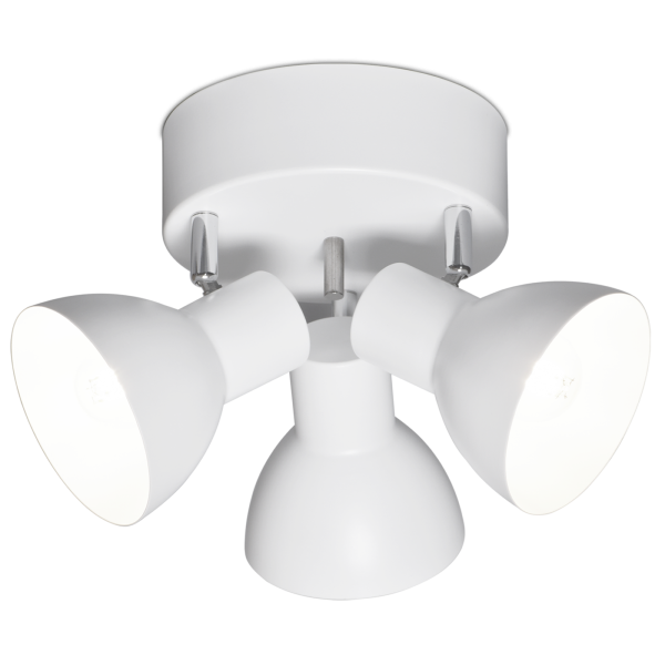 Ceiling Spotlight Elvin 3 White