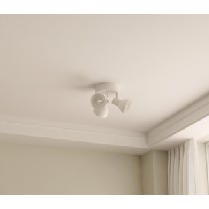 Ceiling Spotlight Elvin 3 White