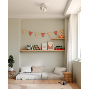 Ceiling Spotlight Elvin 3 White